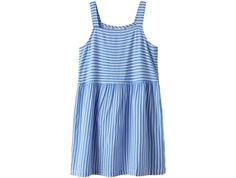 Name It dress white with provence stripes viscose